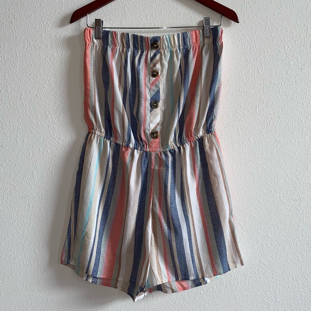 strapless romper - Picture 9 of 11